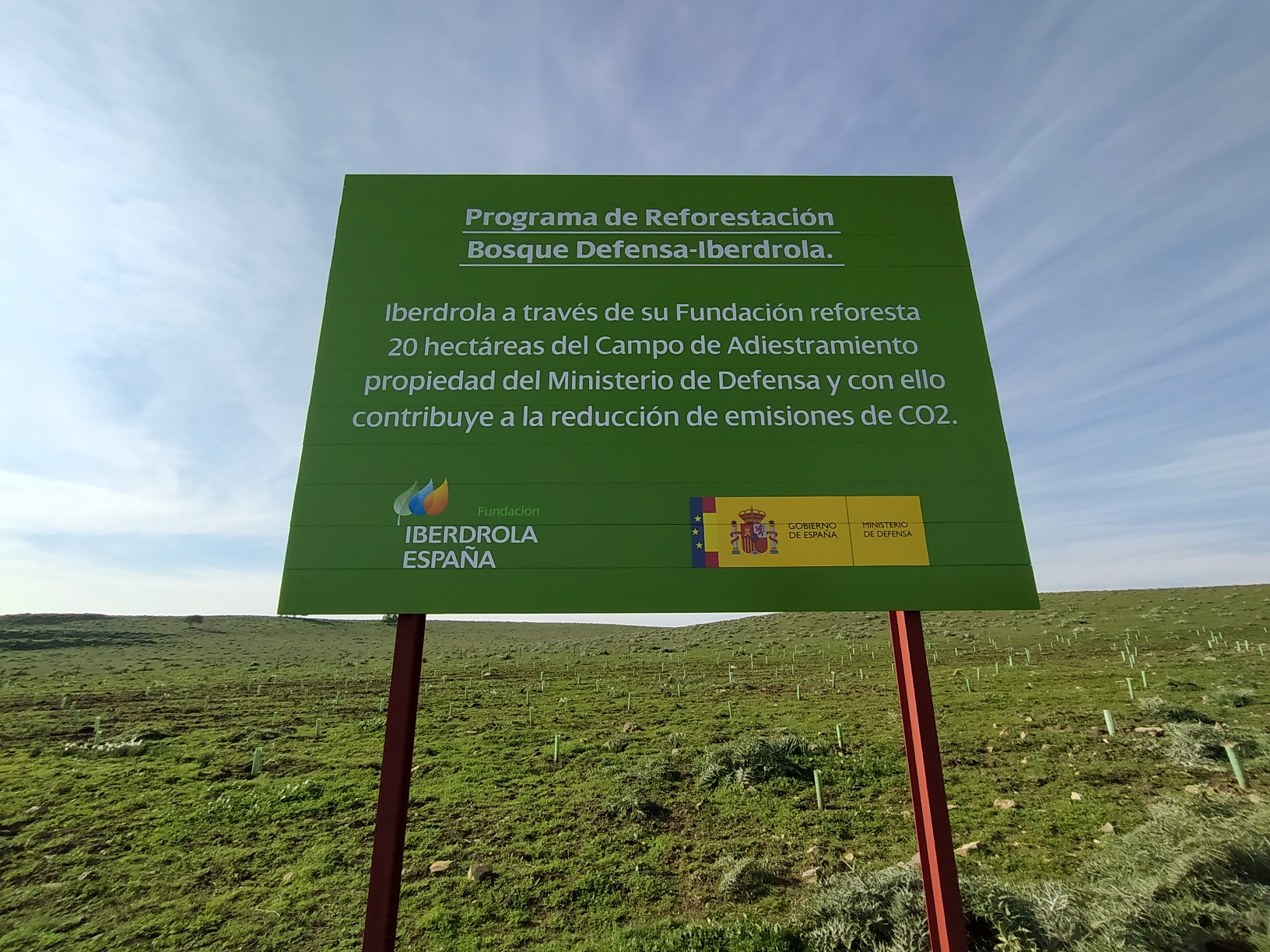 Ejecución del programa de Reforestación Bosque Defensa – Iberdrola